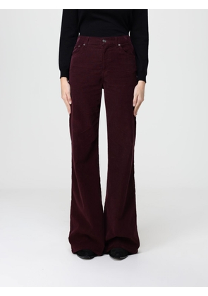 Pants DONDUP Woman color Violet