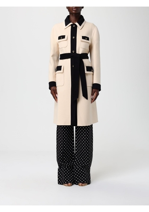 Coat VALENTINO Woman color Beige