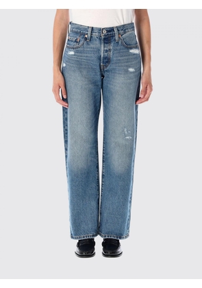 Jeans LEVI'S Woman color Denim