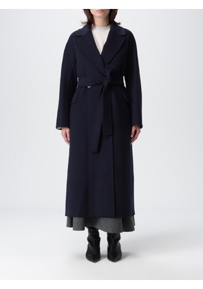 Coat 'S MAX MARA Woman color Navy