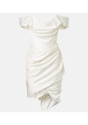 Vivienne Westwood Nova Cora off-shoulder minidress