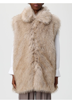 Fur Coat LIU JO Woman color Honey