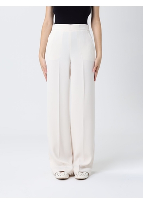Pants TWINSET Woman color Pearl