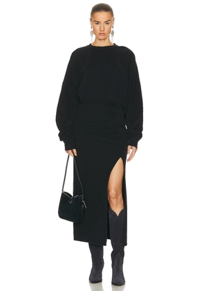 Isabel Marant Etoile Salomon Dress in Black - Black. Size 40 (also in 38).