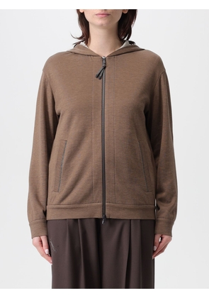 Sweatshirt BRUNELLO CUCINELLI Woman color Brown