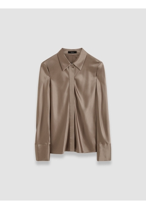 Brunel Silk Satin Blouse - 34