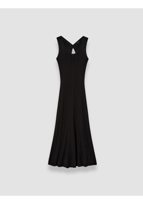 Viscose Rib Knit Dress - M