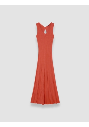 Viscose Rib Knit Dress - S