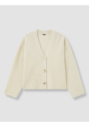 Soft Merino Wool Cardigan - L