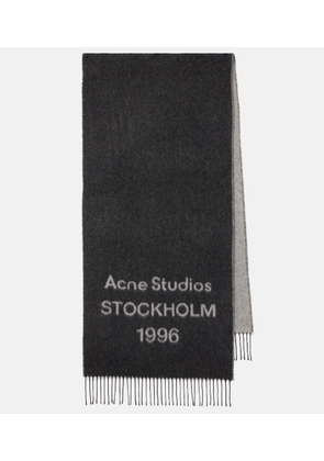 Acne Studios Logo wool scarf