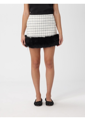 Skirt SELF-PORTRAIT Woman color White