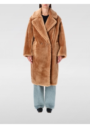 Fur Coat STAND STUDIO Woman color Beige