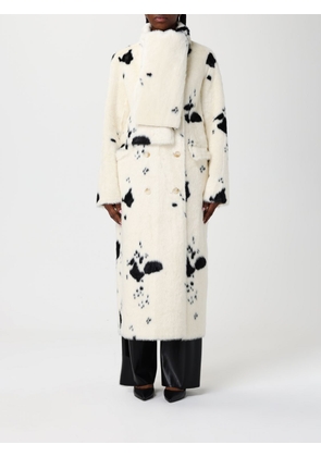 Fur Coat STAND STUDIO Woman color White