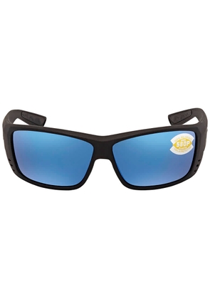 Costa Del Mar CAT CAY Blue Mirror Polarized Polycarbonate Mens Sunglasses AT 01 OBMP 61