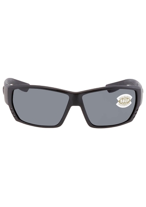Costa Del Mar TUNA ALLEY Gray Polarized Polycarbonate Mens Sunglasses TA 01 OGP 62