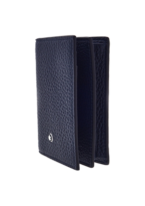 Montblanc Midnight Blue Grain Leather Card Holder