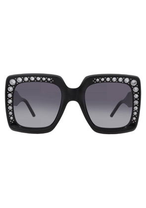 Carolina Herrera Grey Shaded Square Ladies Sunglasses HER 0178/S 0807/9O 53