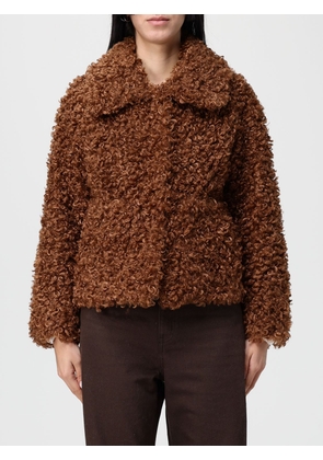 Fur Coat JAKKE Woman color Brown
