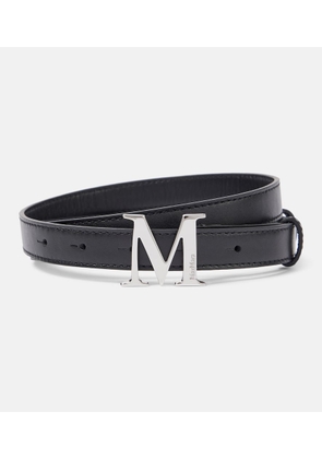 Max Mara Logo leather belt