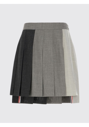 Skirt THOM BROWNE Woman color Grey
