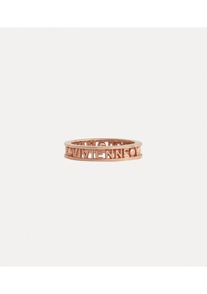 Vivienne Westwood Westminster Ring Pink Gold Silver Unisex