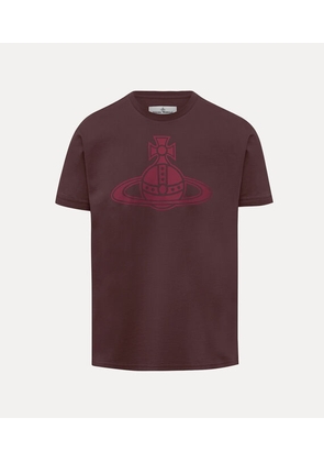 Vivienne Westwood Paris Orb Classic T-shirt Cotton Burgundy XS Unisex