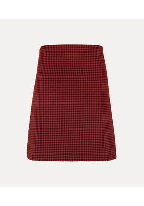 Vivienne Westwood Kilt Gingham Wool Red / Black 52 Men