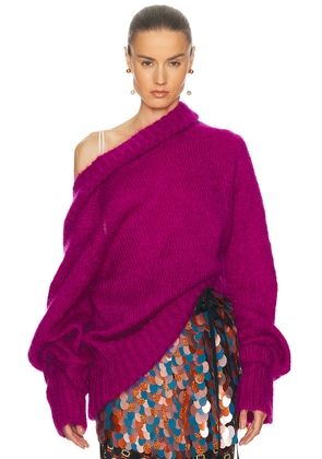 Dries Van Noten Teruel Sweater in Fuchsia - Fuschia. Size S (also in XS).