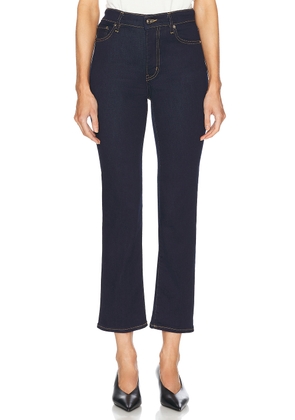 FRAME Le Sleek Straight Jeans in Stargirl - Denim-Dark. Size 31 (also in 29).