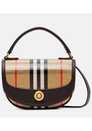 Burberry Highlands Mini jacquard shoulder bag