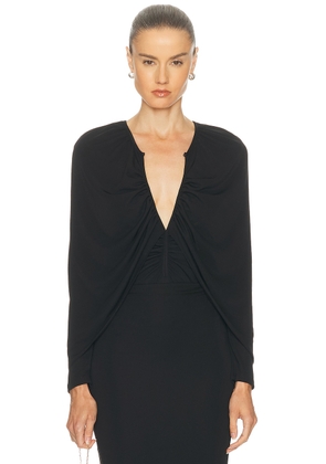 Johanna Ortiz Starlight Bodysuit in Black - Black. Size L (also in ).