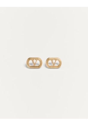 Valentino Garavani Ovalette Metal Earrings Woman GOLD UNI