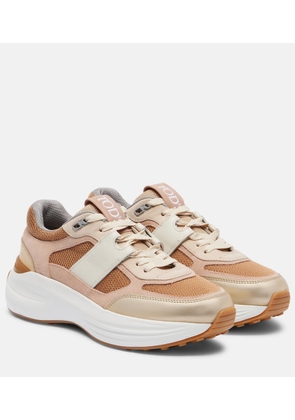 Tod's Leather-trimmed sneakers