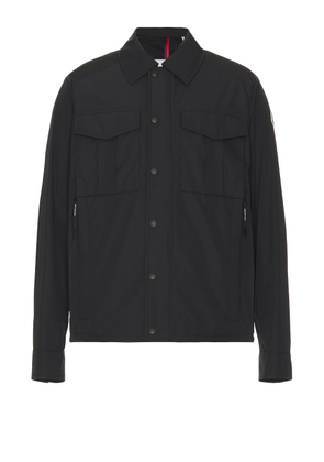 Moncler Frema Shirt Jacket in Black - Black. Size 2 (also in 4).