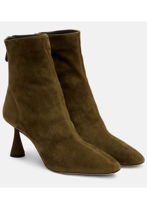 Aquazzura Amore 75 suede ankle boots