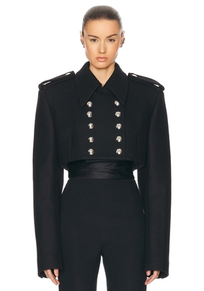 KHAITE Leara Jacket in Black - Black. Size 6 (also in ).