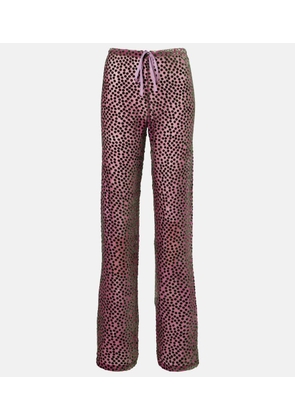 Dries Van Noten Polka-dot straight pants