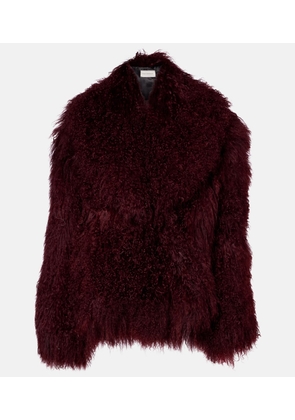 Nour Hammour Mirja shearling jacket