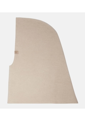 Brunello Cucinelli Knitted wool and cashmere hood