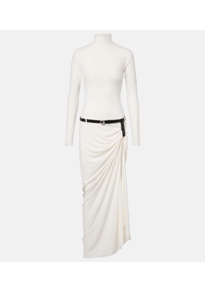 Coperni Belted draped gown