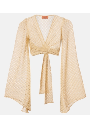 Missoni Lame crop top