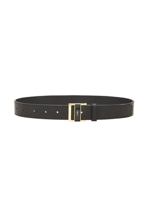 Saint Laurent Boucle Gio Belt in Nero - Black. Size 70 (also in 65, 75, 80, 85, 90).