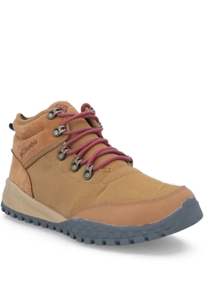Columbia lace-up suede-leather hiking boots - Brown