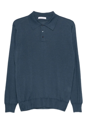 Cruciani cashmere blend polo shirt - Blue