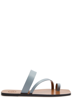 Atp Atelier Saletto Leather Sliders - Light Grey - 39 (IT39/ UK6)