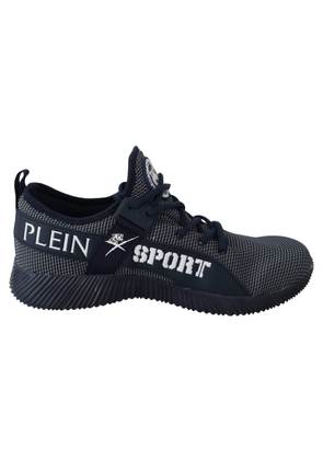 Plein Sport Blue Indaco Polyester Carter Sneakers - EU39/US6