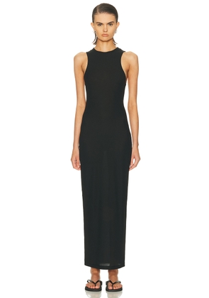 WARDROBE.NYC Racer Dress in Black - Black. Size S (also in M, XL, XS, XXS).