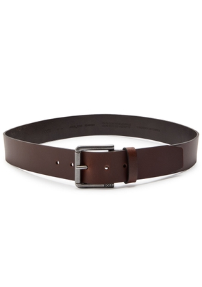Boss Joris Leather Belt - Dark Brown - 95 (M)