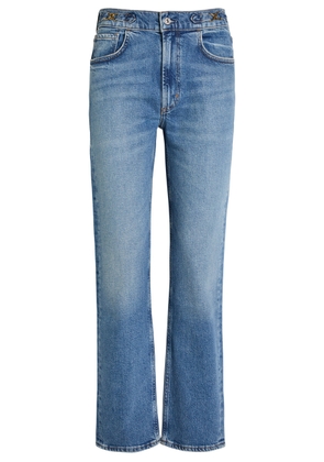 Citizens OF Humanity Blaine Horsebit-embellished Slim Straight-leg Jeans - Indigo - 31 (W31 / UK14 / L)