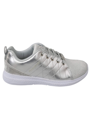 Philipp Plein  Silver Low Top Sneakers - EU39/US8.5
